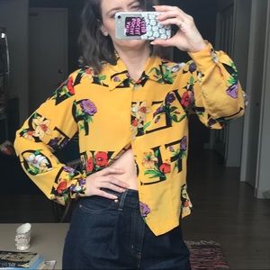 AMAZING SILK VINTAGE BLOUSE 🌻🌹🌷🌼🌸